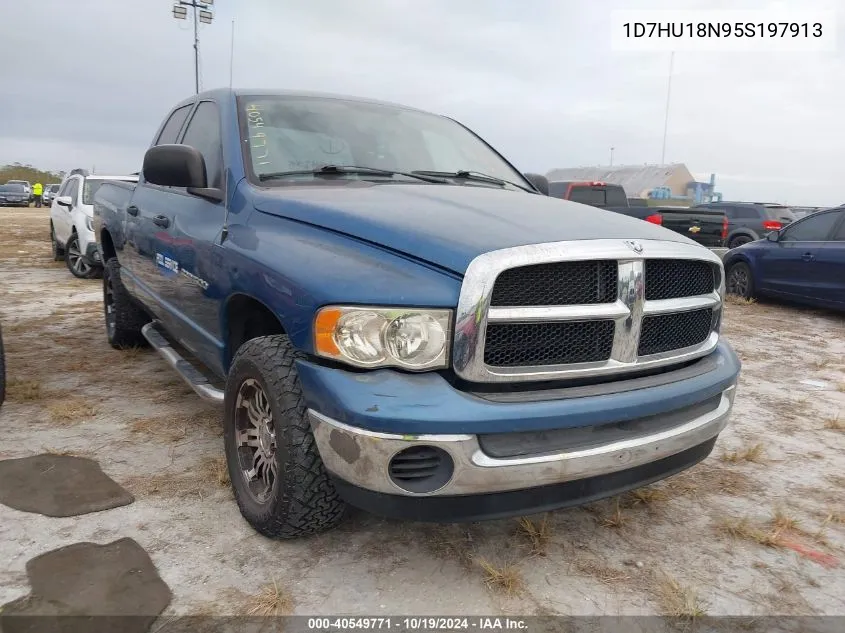 2005 Dodge Ram 1500 Slt/Laramie VIN: 1D7HU18N95S197913 Lot: 40549771