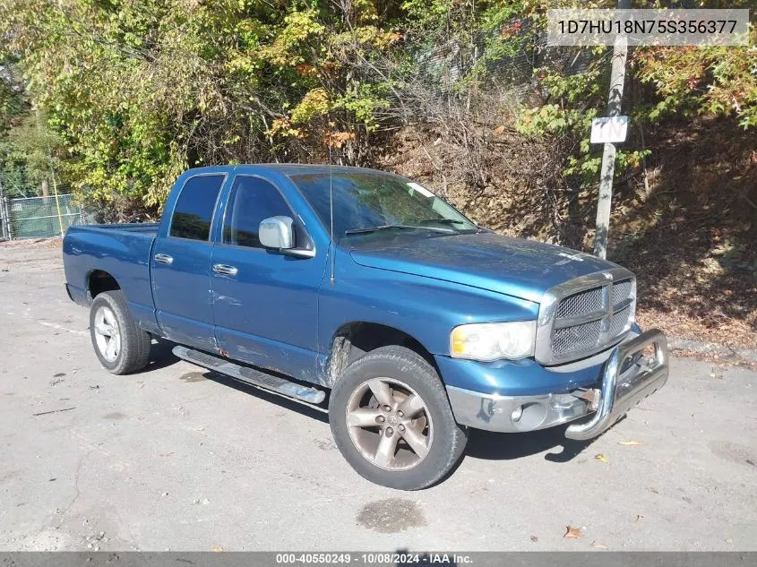 2005 Dodge Ram 1500 St/Slt VIN: 1D7HU18N75S356377 Lot: 40550249