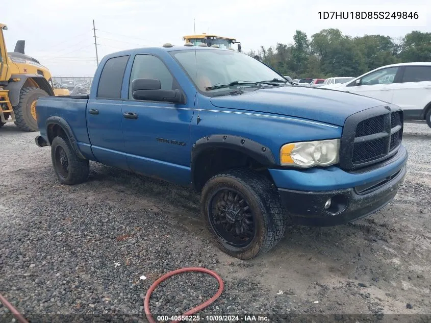 2005 Dodge Ram 1500 Slt/Laramie VIN: 1D7HU18D85S249846 Lot: 40556225