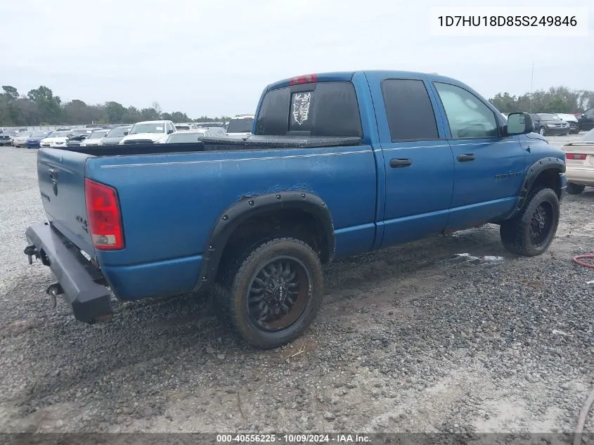 2005 Dodge Ram 1500 Slt/Laramie VIN: 1D7HU18D85S249846 Lot: 40556225