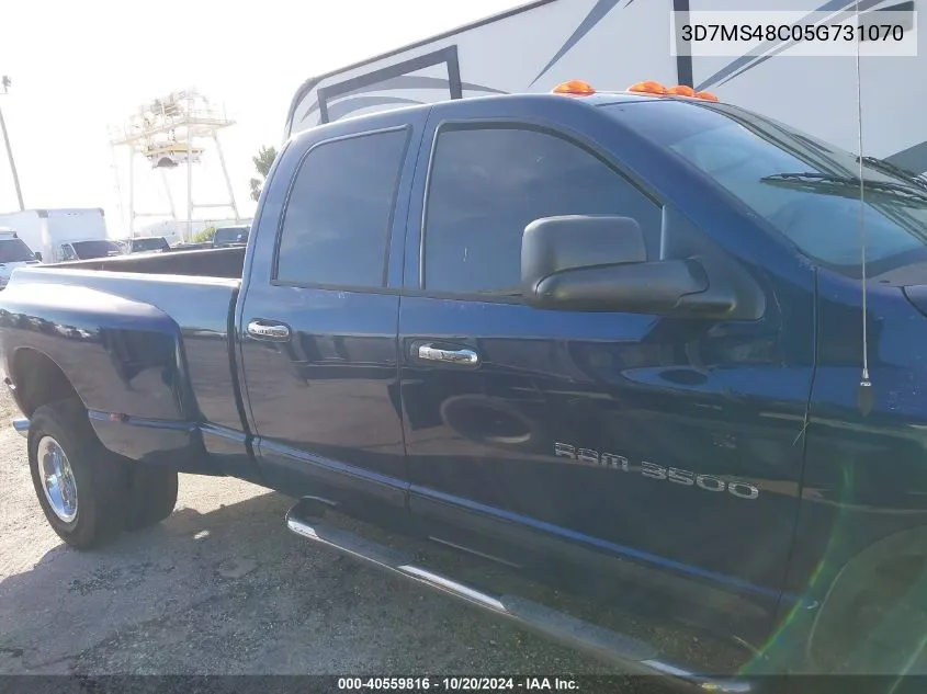 3D7MS48C05G731070 2005 Dodge Ram 3500 St/Slt