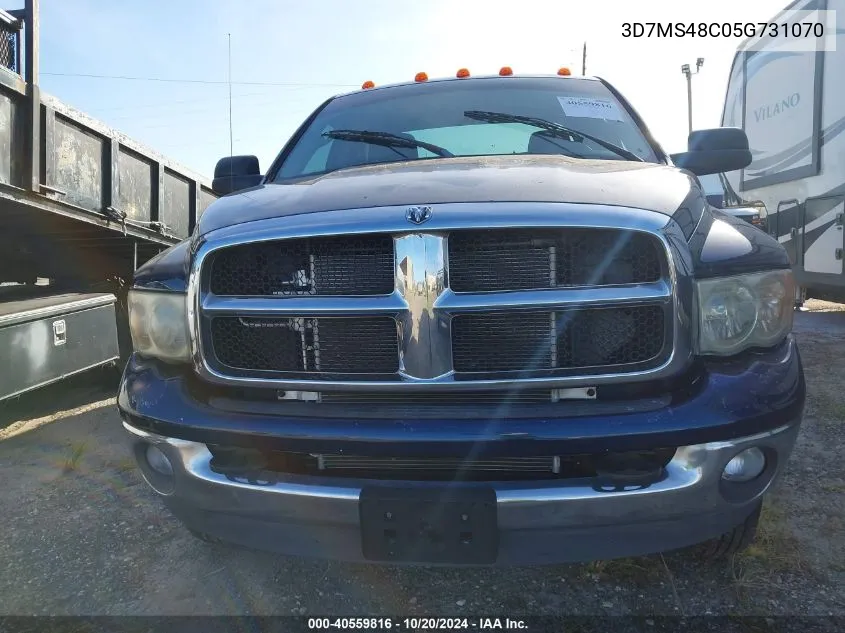 2005 Dodge Ram 3500 St/Slt VIN: 3D7MS48C05G731070 Lot: 40559816