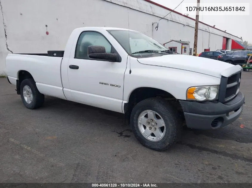 2005 Dodge Ram 1500 St VIN: 1D7HU16N35J651842 Lot: 40561328