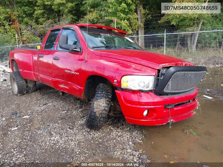 2005 Dodge Ram 3500 Slt/Laramie VIN: 3D7MS48C05G748659 Lot: 40579025