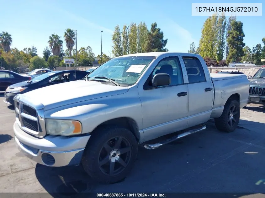 2005 Dodge Ram 1500 Slt/Laramie VIN: 1D7HA18N45J572010 Lot: 40587865