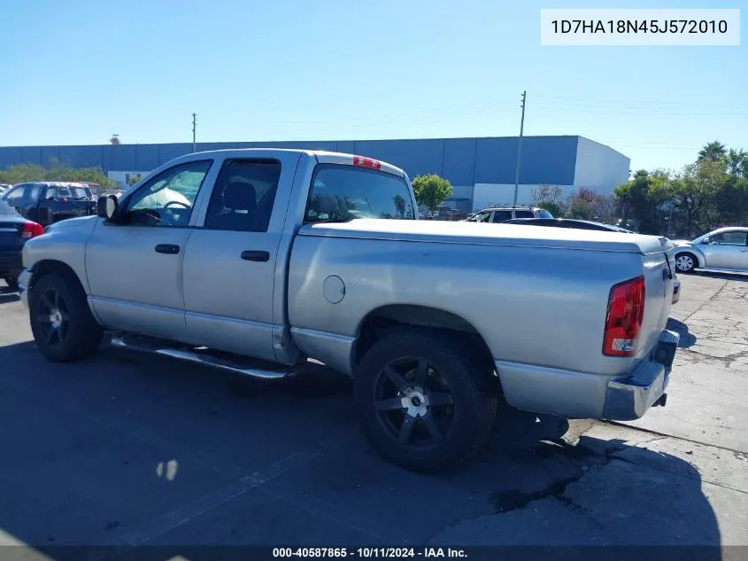 2005 Dodge Ram 1500 Slt/Laramie VIN: 1D7HA18N45J572010 Lot: 40587865