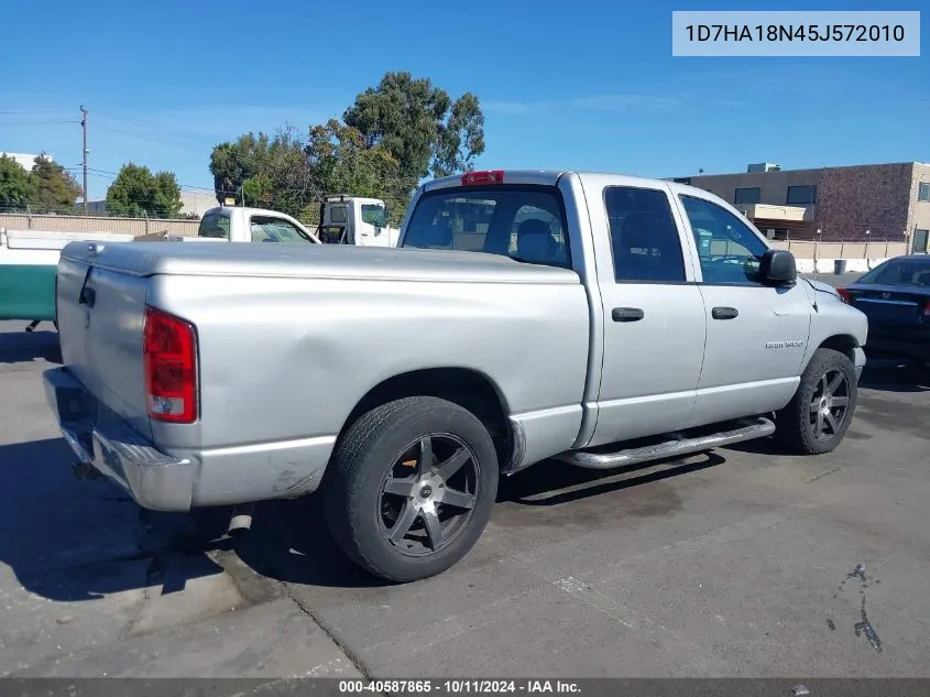 2005 Dodge Ram 1500 Slt/Laramie VIN: 1D7HA18N45J572010 Lot: 40587865