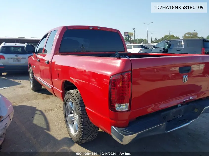 2005 Dodge Ram 1500 Slt/Laramie VIN: 1D7HA18NX5S180109 Lot: 40594684