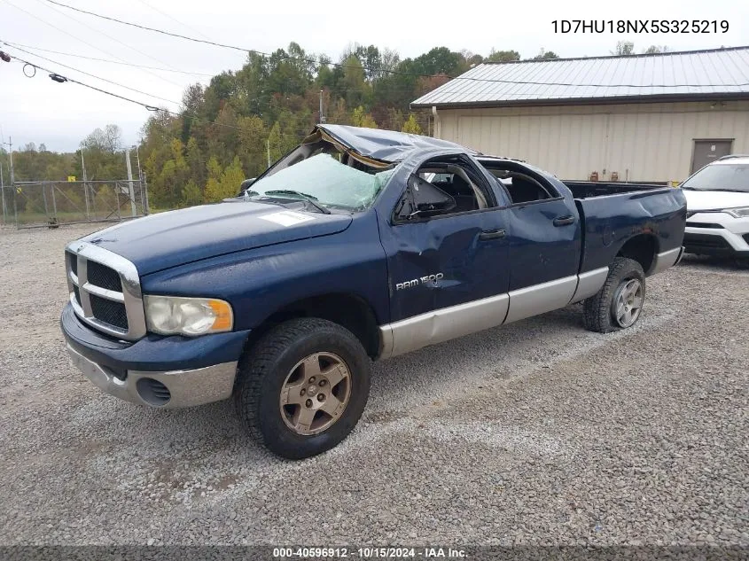 2005 Dodge Ram 1500 Slt/Laramie VIN: 1D7HU18NX5S325219 Lot: 40596912