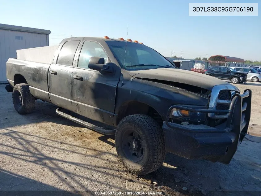 2005 Dodge Ram 3500 Slt/Laramie VIN: 3D7LS38C95G706190 Lot: 40597269