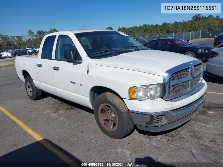 2005 Dodge Ram 1500 Slt/Laramie VIN: 1D7HA18N25S116551 Lot: 40597632