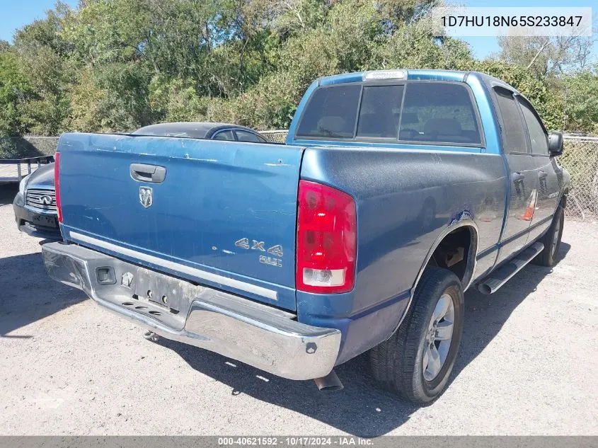 2005 Dodge Ram 1500 Slt/Laramie VIN: 1D7HU18N65S233847 Lot: 40621592