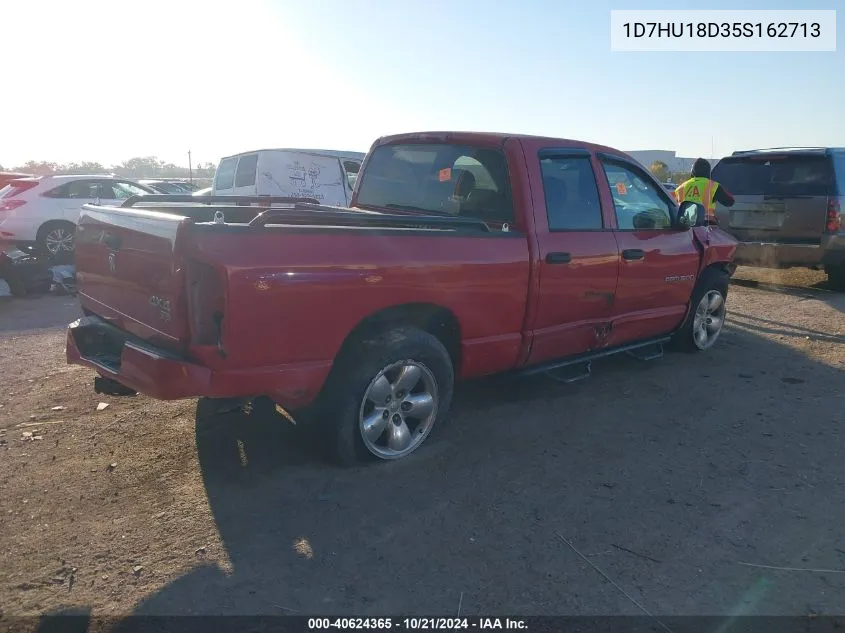 2005 Dodge Ram 1500 St/Slt VIN: 1D7HU18D35S162713 Lot: 40624365