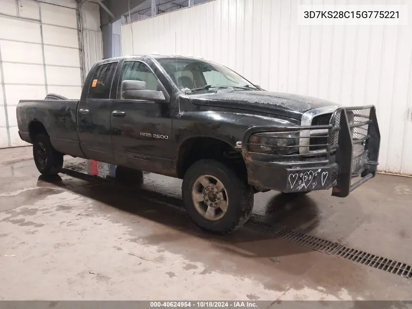 3D7KS28C15G775221 2005 Dodge Ram 2500 Slt/Laramie