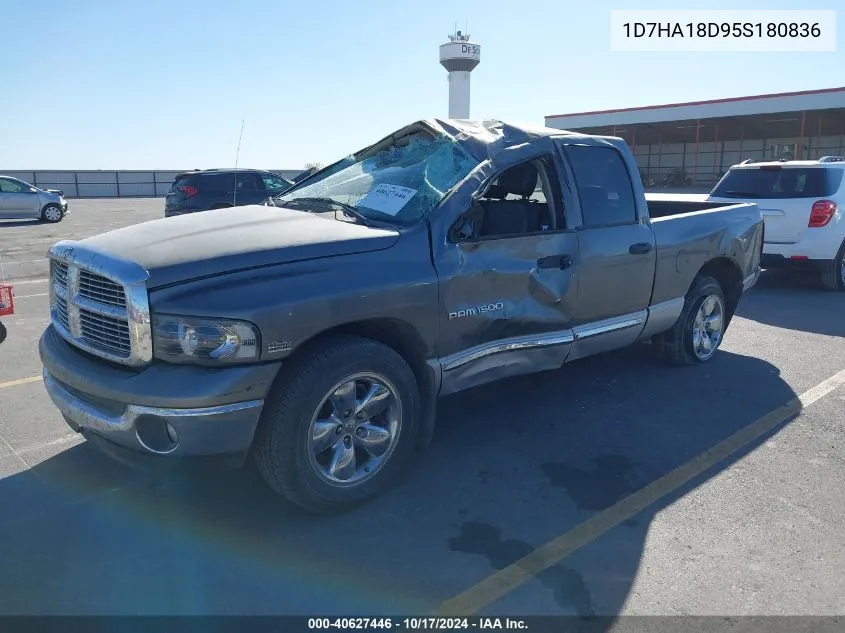 2005 Dodge Ram 1500 Slt/Laramie VIN: 1D7HA18D95S180836 Lot: 40627446