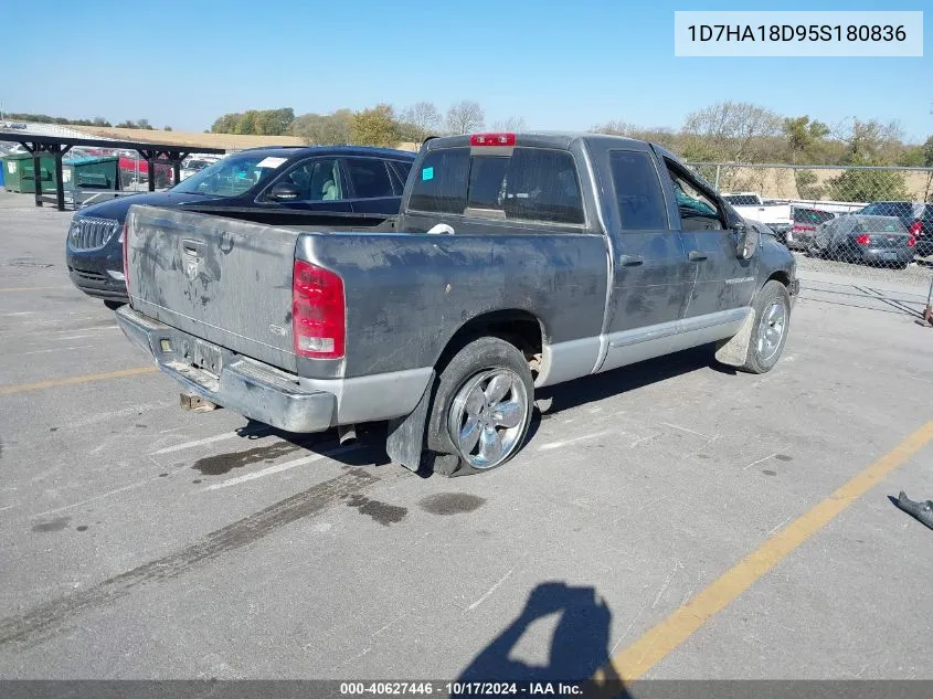 2005 Dodge Ram 1500 Slt/Laramie VIN: 1D7HA18D95S180836 Lot: 40627446