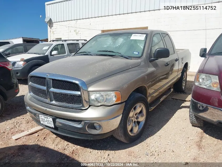 2005 Dodge Ram 1500 Slt/Laramie VIN: 1D7HA18N25S114752 Lot: 40637833