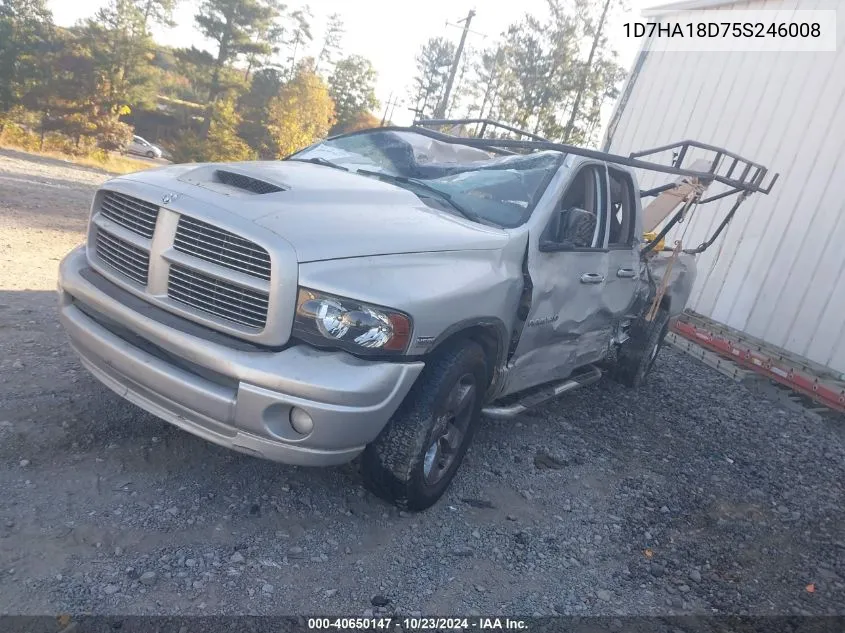 1D7HA18D75S246008 2005 Dodge Ram 1500 Slt/Laramie