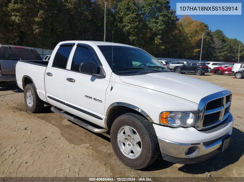 2005 Dodge Ram 1500 Slt/Laramie VIN: 1D7HA18NX5S153914 Lot: 40650443