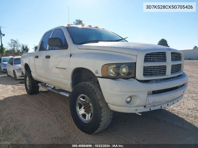 2005 Dodge Ram 2500 Slt/Laramie VIN: 3D7KS28CX5G705426 Lot: 40664696