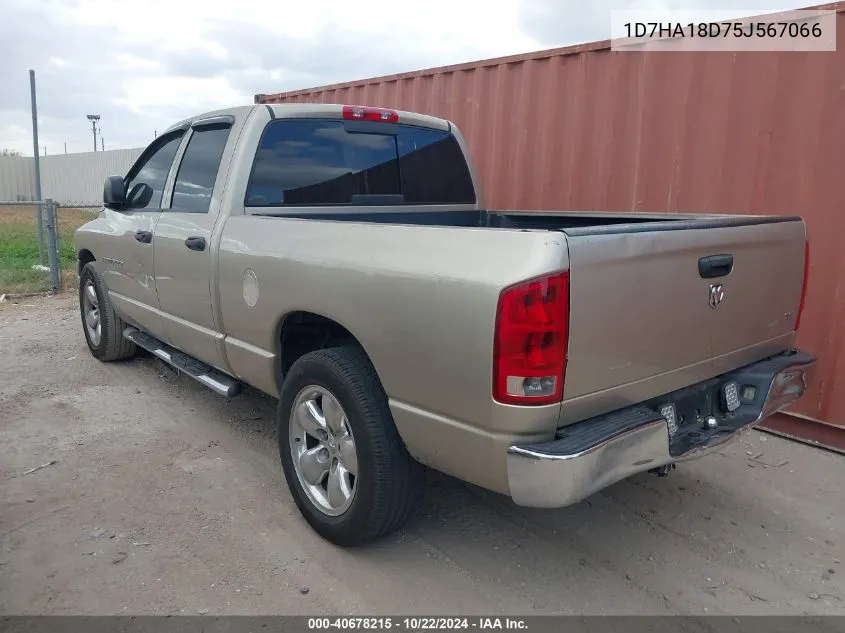 1D7HA18D75J567066 2005 Dodge Ram 1500 Slt/Laramie