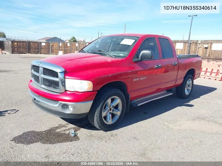 2005 Dodge Ram 1500 Slt/Laramie VIN: 1D7HU18N35S340614 Lot: 40681266