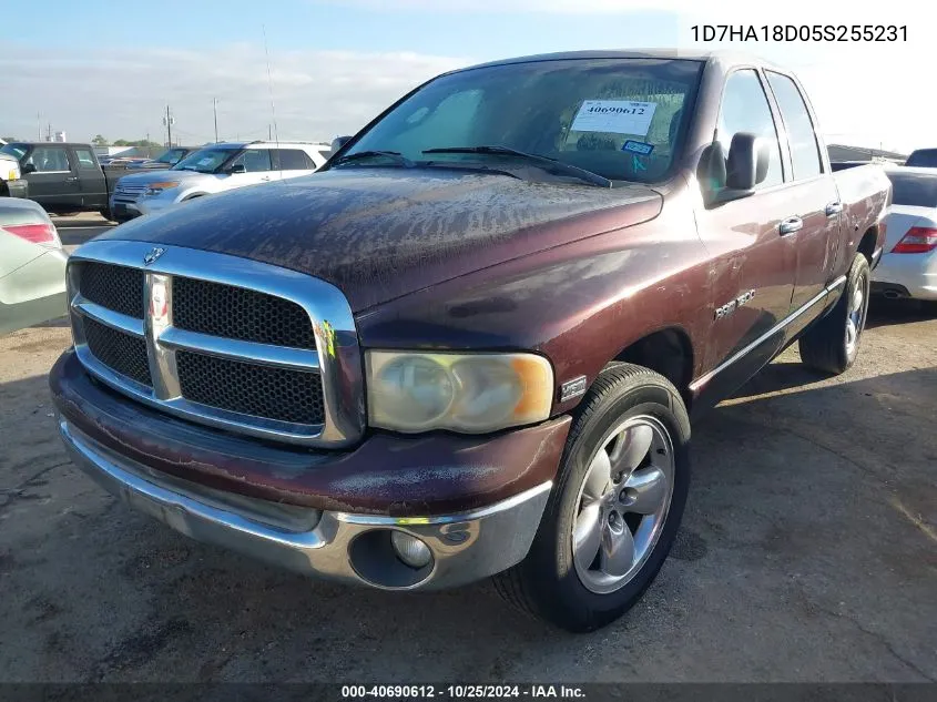 1D7HA18D05S255231 2005 Dodge Ram 1500 Slt/Laramie