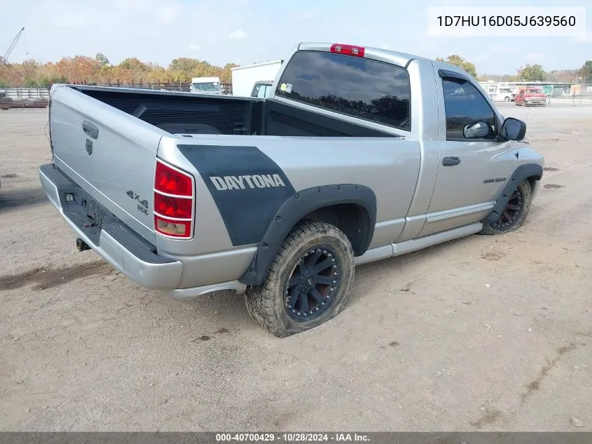 1D7HU16D05J639560 2005 Dodge Ram 1500 Slt/Laramie