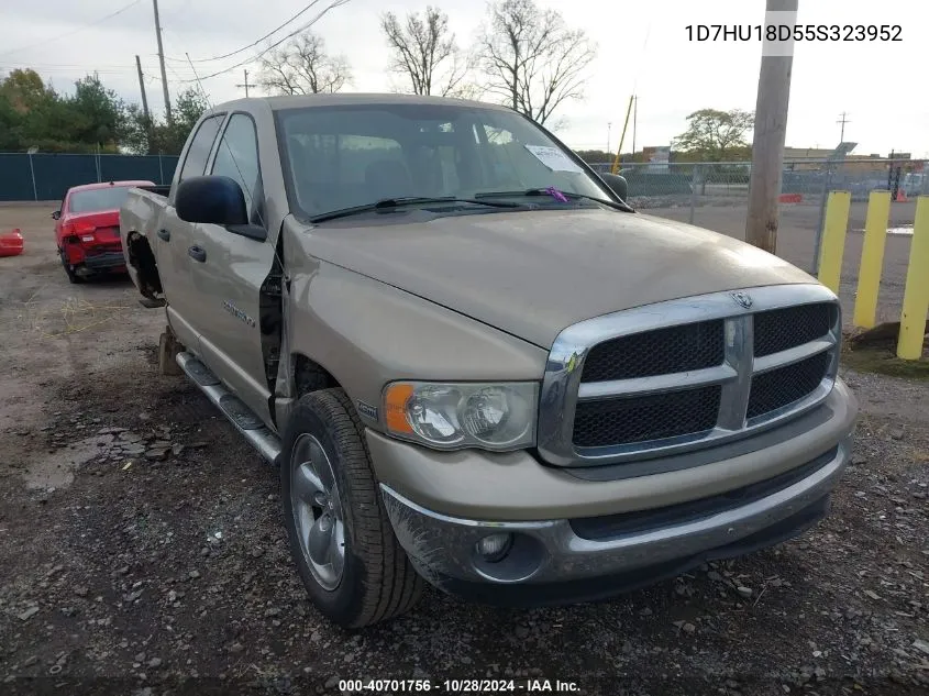 2005 Dodge Ram 1500 Slt/Laramie VIN: 1D7HU18D55S323952 Lot: 40701756