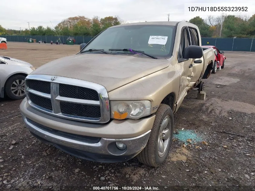 2005 Dodge Ram 1500 Slt/Laramie VIN: 1D7HU18D55S323952 Lot: 40701756