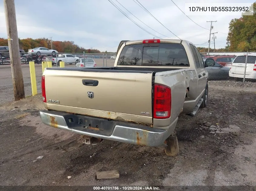 2005 Dodge Ram 1500 Slt/Laramie VIN: 1D7HU18D55S323952 Lot: 40701756