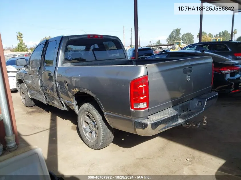 2005 Dodge Ram 1500 St VIN: 1D7HA18P25J585842 Lot: 40707972