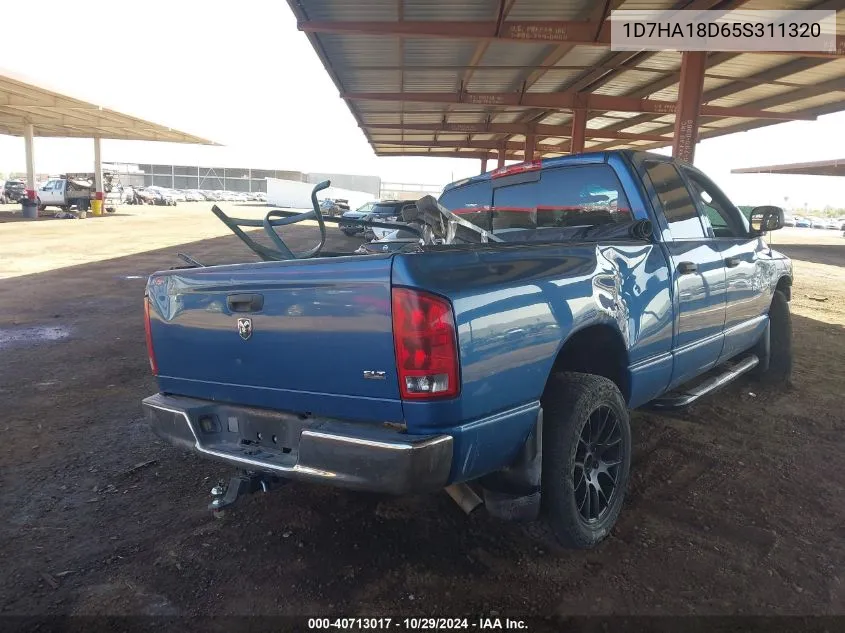 1D7HA18D65S311320 2005 Dodge Ram 1500 Slt/Laramie