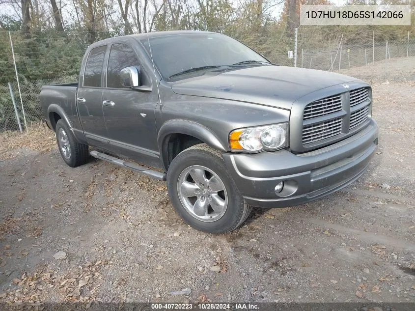 2005 Dodge Ram 1500 St/Slt VIN: 1D7HU18D65S142066 Lot: 40720223