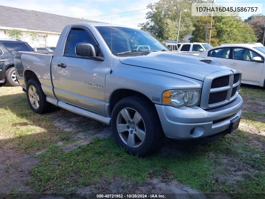 2005 Dodge Ram 1500 Slt/Laramie VIN: 1D7HA16D45J586757 Lot: 40721952