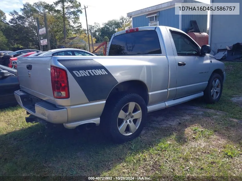 2005 Dodge Ram 1500 Slt/Laramie VIN: 1D7HA16D45J586757 Lot: 40721952