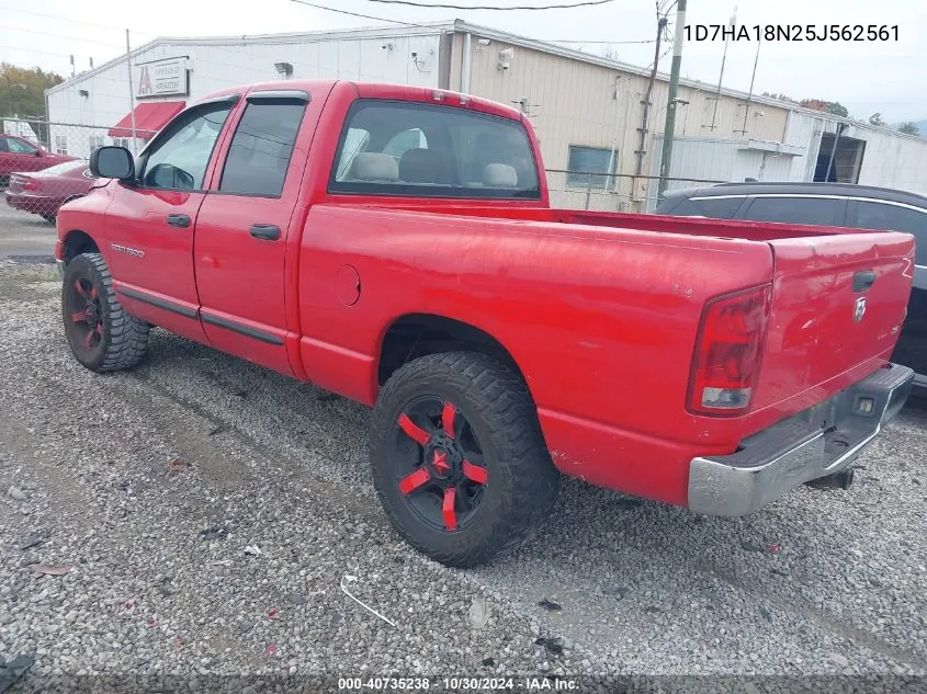 1D7HA18N25J562561 2005 Dodge Ram 1500 Slt/Laramie