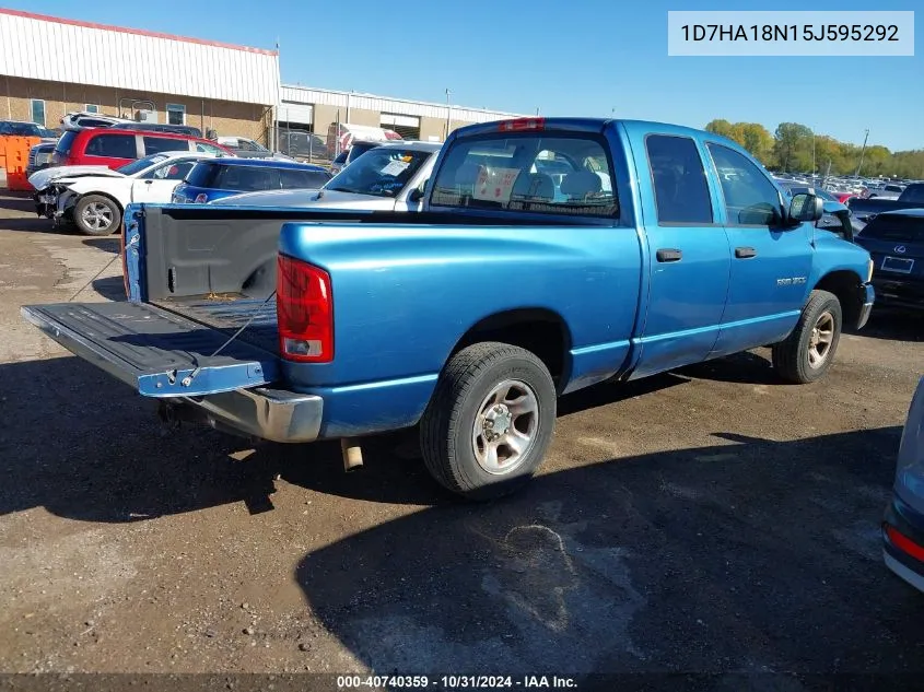 2005 Dodge Ram 1500 Slt/Laramie VIN: 1D7HA18N15J595292 Lot: 40740359