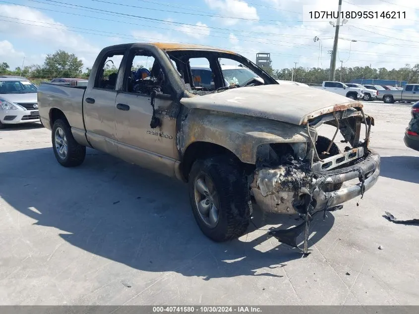 2005 Dodge Ram 1500 Slt/Laramie VIN: 1D7HU18D95S146211 Lot: 40741580