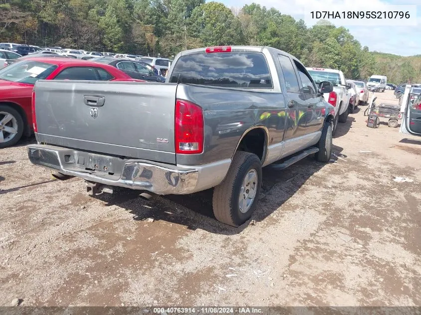 2005 Dodge Ram 1500 Slt/Laramie VIN: 1D7HA18N95S210796 Lot: 40763914