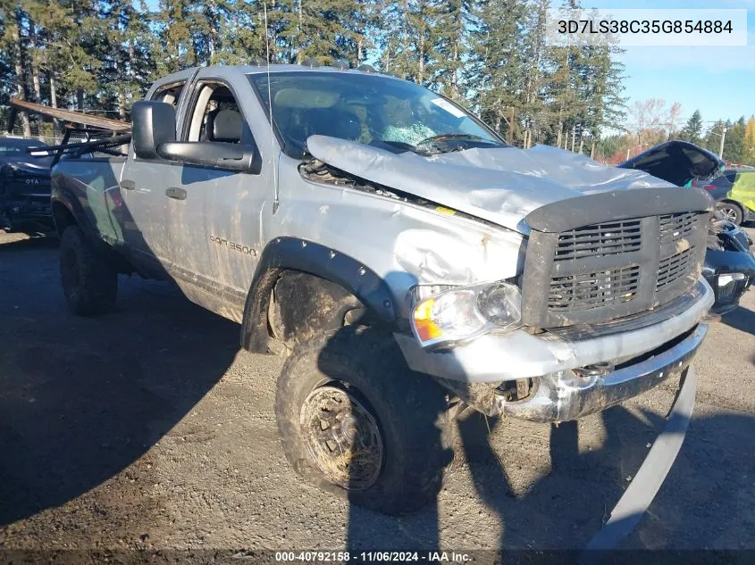 2005 Dodge Ram 3500 Slt/Laramie VIN: 3D7LS38C35G854884 Lot: 40792158