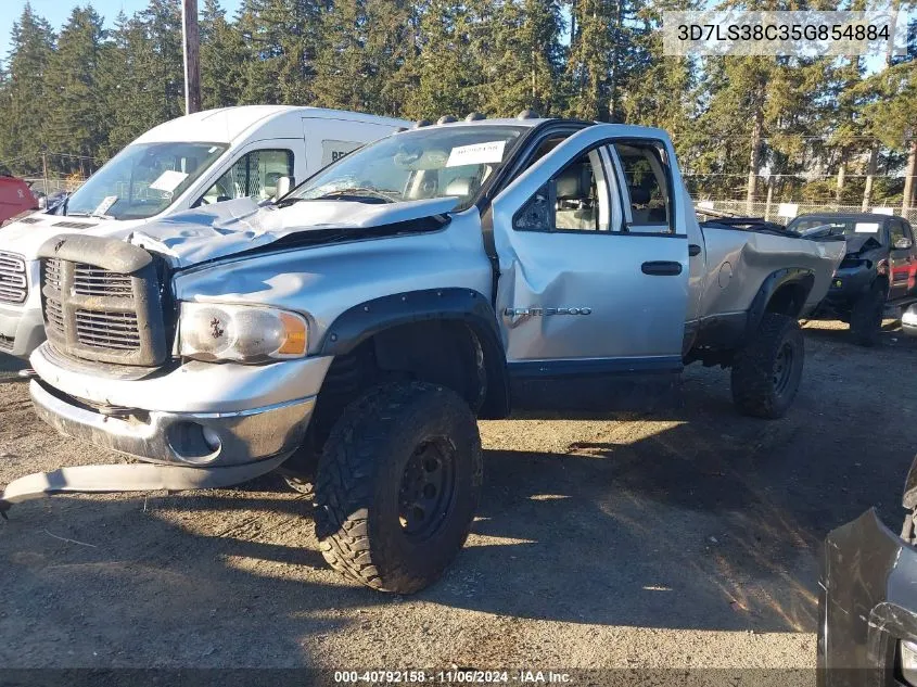 2005 Dodge Ram 3500 Slt/Laramie VIN: 3D7LS38C35G854884 Lot: 40792158