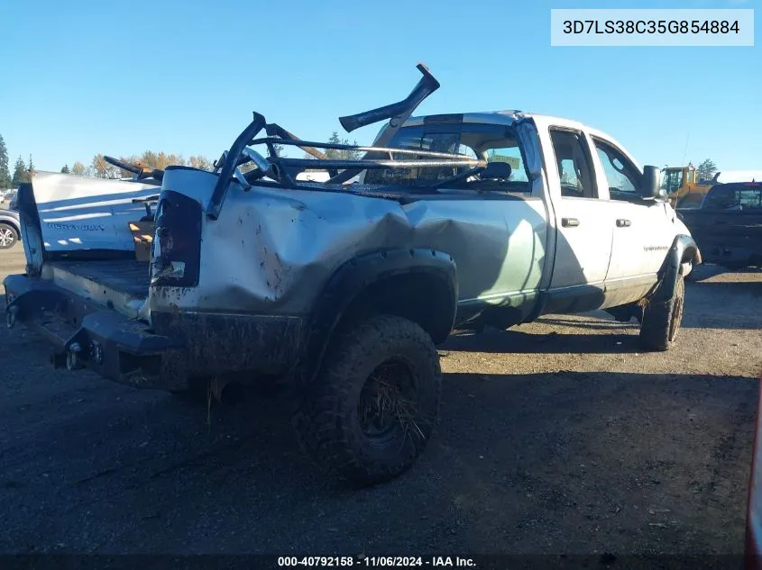 2005 Dodge Ram 3500 Slt/Laramie VIN: 3D7LS38C35G854884 Lot: 40792158