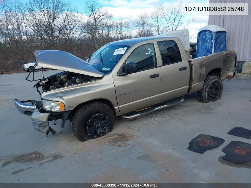 1D7HU18D85S135748 2005 Dodge Ram 1500 Slt/Laramie