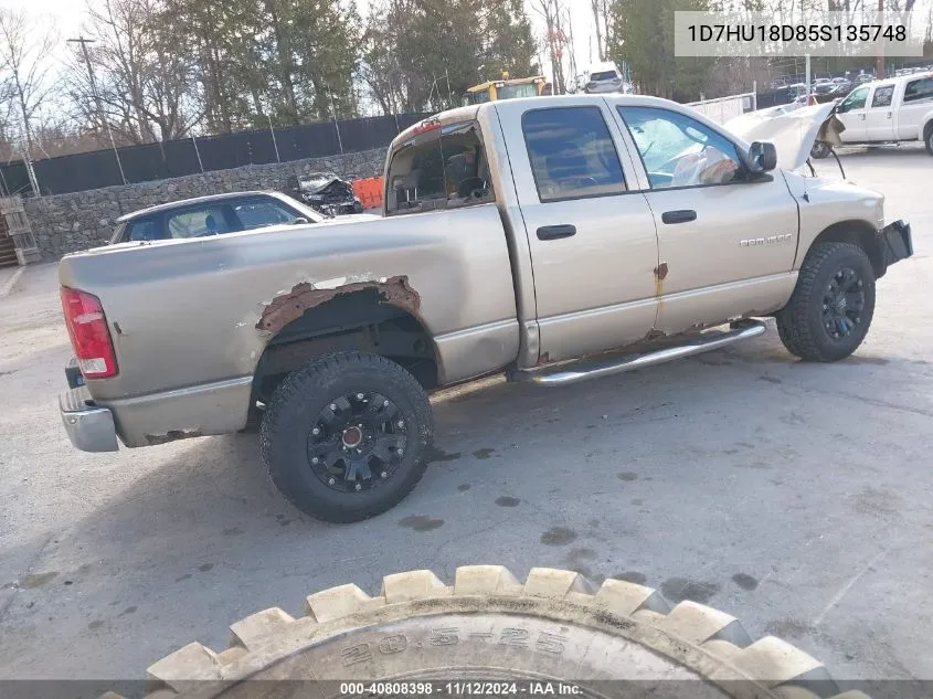 1D7HU18D85S135748 2005 Dodge Ram 1500 Slt/Laramie