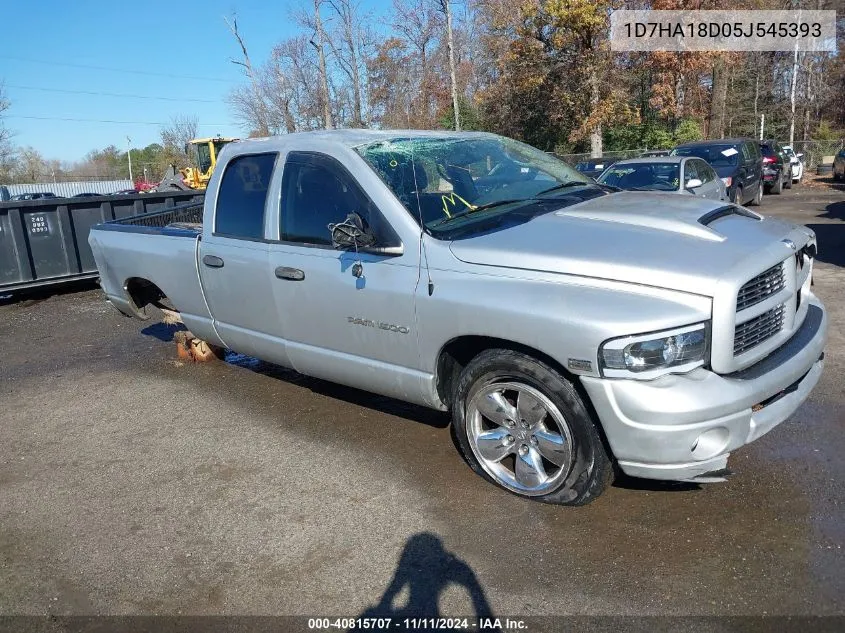 2005 Dodge Ram 1500 Slt/Laramie VIN: 1D7HA18D05J545393 Lot: 40815707