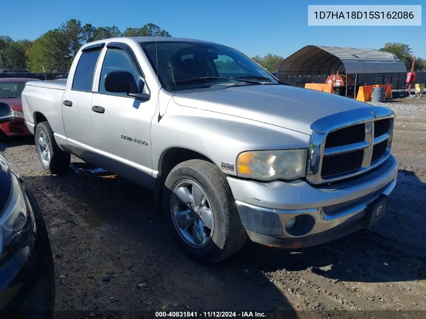 2005 Dodge Ram 1500 Slt/Laramie VIN: 1D7HA18D15S162086 Lot: 40831841