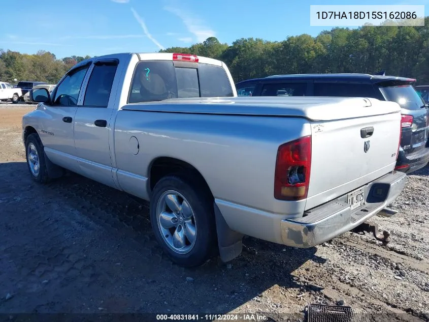 2005 Dodge Ram 1500 Slt/Laramie VIN: 1D7HA18D15S162086 Lot: 40831841