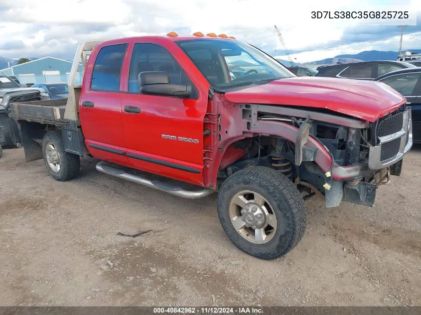 2005 Dodge Ram 3500 Slt/Laramie VIN: 3D7LS38C35G825725 Lot: 40842962