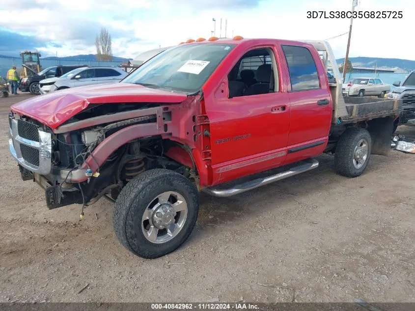 2005 Dodge Ram 3500 Slt/Laramie VIN: 3D7LS38C35G825725 Lot: 40842962